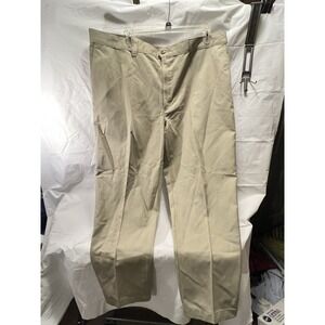 Harbor Bay Mens Khaki Pants 48x30 Flat Front Khakis with Pockets NEW WITH TAGS